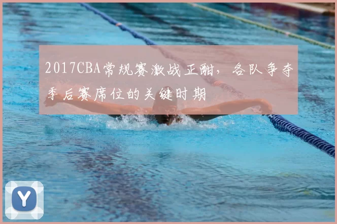 2017CBA常规赛激战正酣，各队争夺季后赛席位的关键时期